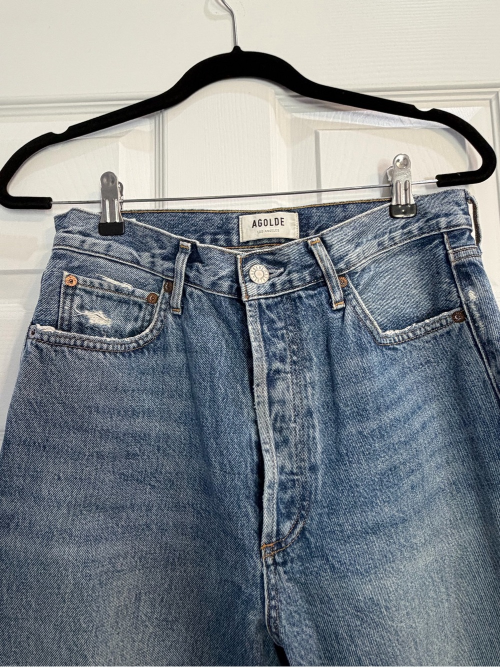 AGOLDE Women’s High Rise 90s Pinch Jeans Size 29 Cotton - Picture 2 of 12